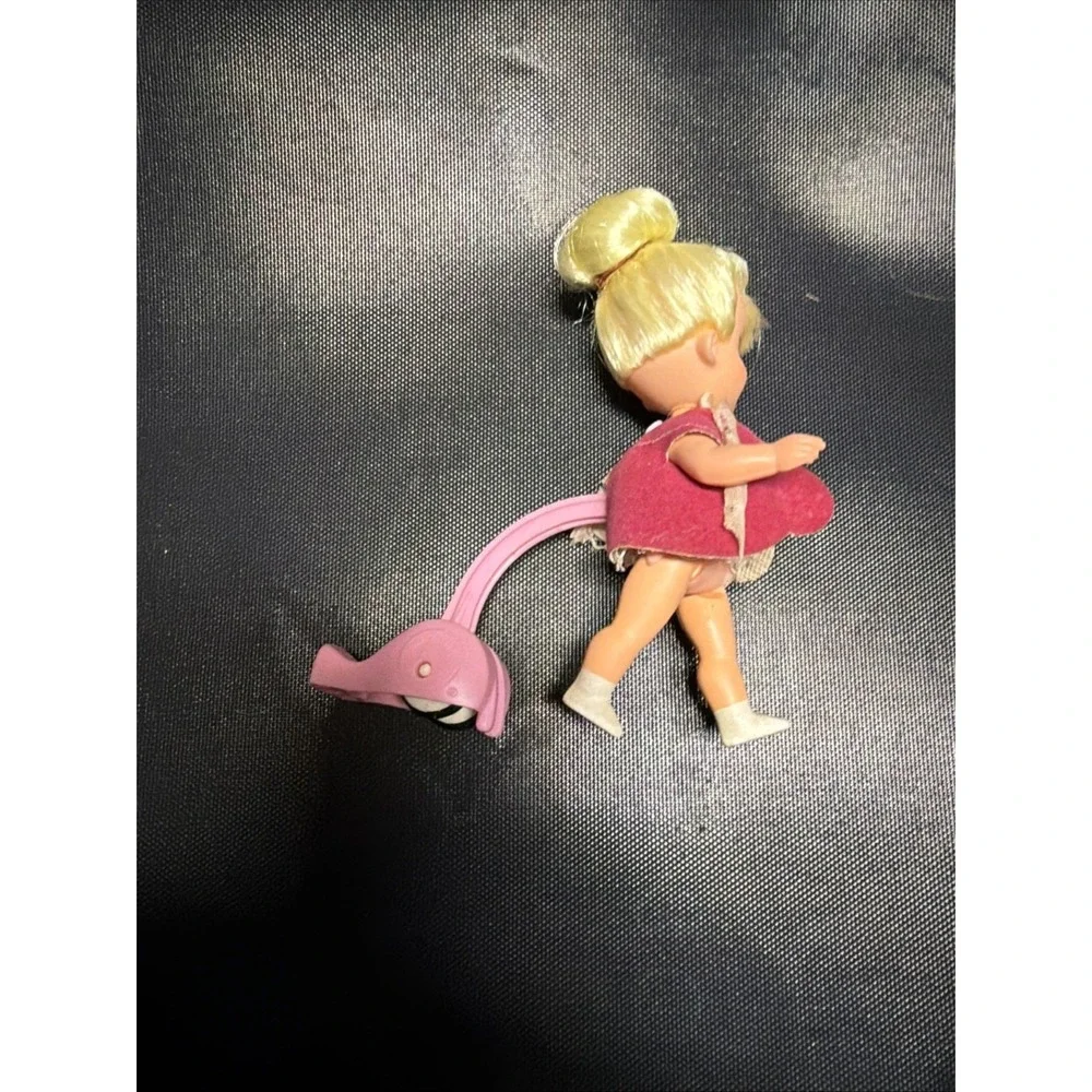 Vintage Mattel Liddle Kiddle Shirley Skediddle Little Doll Walker Pusher 1960s‎